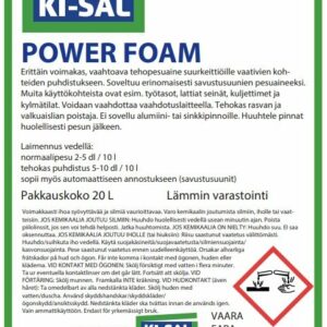 Ki-Sal Power Foam pesuaine 5 litraa