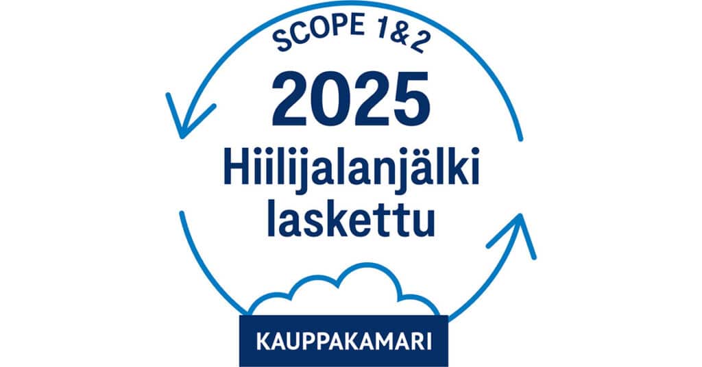 Hiilijalanjälki laskettu 2025 Ki-Sal Oy