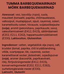 MUBM10	Ki-Sal Barbequemarinadi tumma 10kg (406600649)