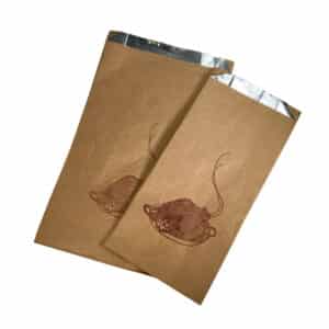 BPISO-R Grill bag large steaming chicken alu brown 500 pcs/ctn