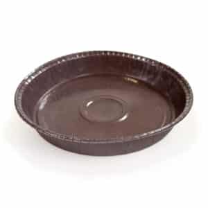 ECO8014525BCT_A Round paperboard tray brown 1000 pcs/ctn