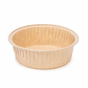 ECO808532G_Z1 Round paper baking form gold 1800 pcs/ctn