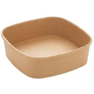 SAPAP14024PP Brown cardboard container PP 900ml 300 pcs/box
