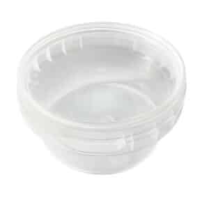 TA180 Förseglingsbar burk med separat lock transparent 180 ml 448 st/krt K004