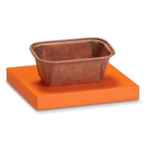 ECO8015550B Rektangulär pappersform brun 675 st/krt