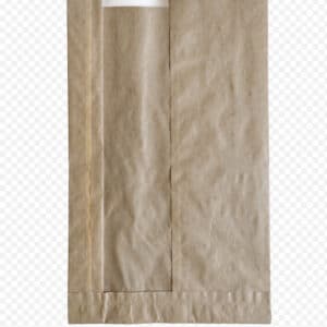 PP310x125 Brown paper bag with window, small, 500 pcs/cs (007-2105164)